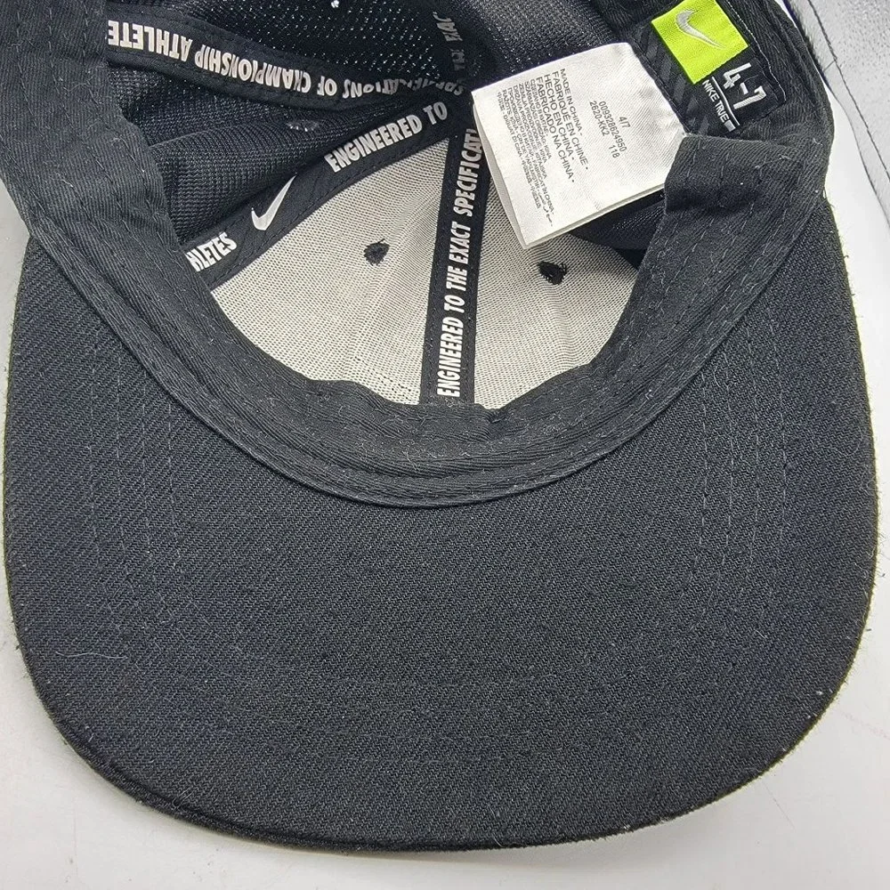 Nike True Kids 4-7 Black Gray Hat Cap Athletic Adjustable Casual Outdoors